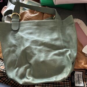 Coach Vintage RARE Ocean Leather Tote